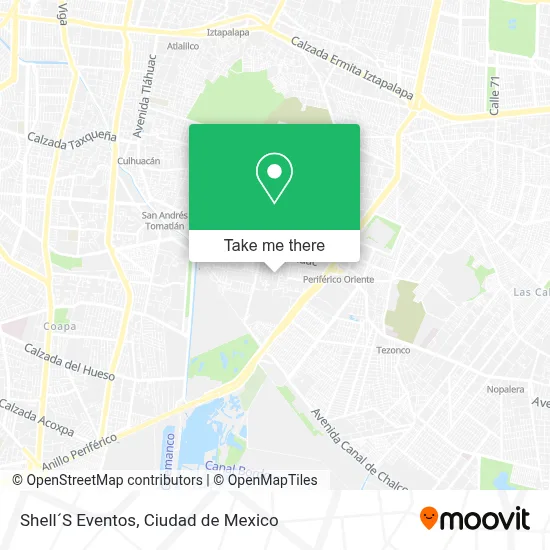 Shell´S Eventos map