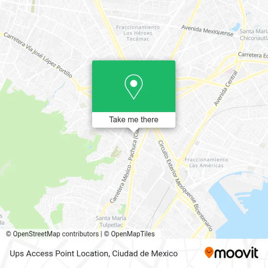 Ups Access Point Location map