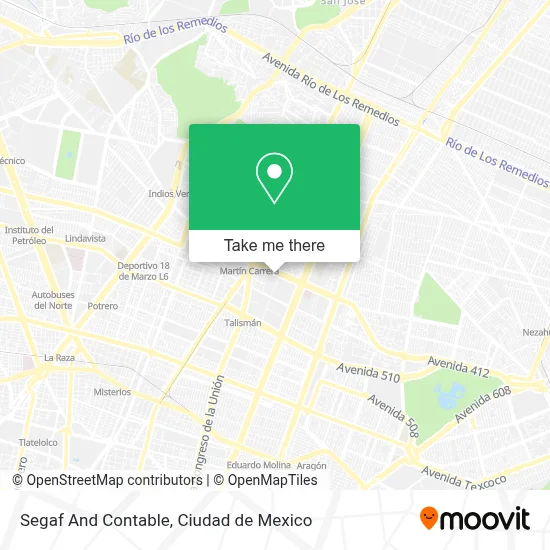 Segaf And Contable map