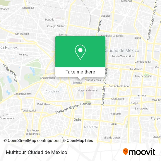 Multitour map