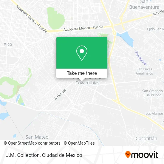 J.M. Collection map