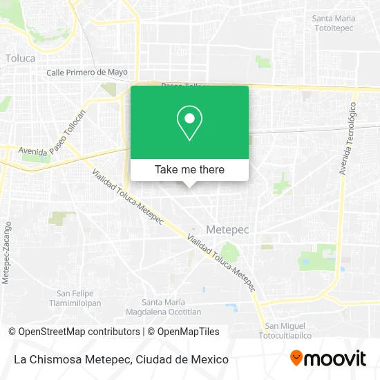 La Chismosa Metepec map