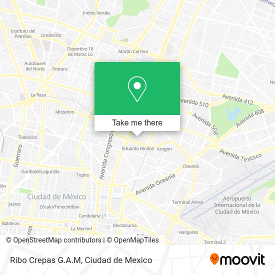 Ribo Crepas G.A.M map