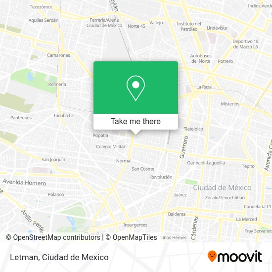 Letman map