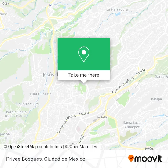 Privee Bosques map