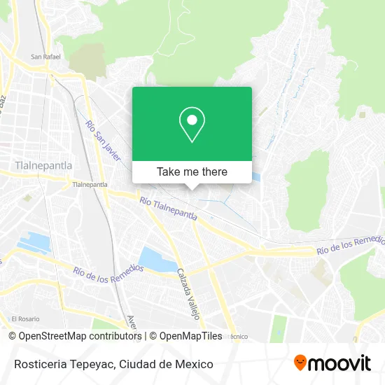 Rosticeria Tepeyac map