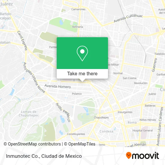 Inmunotec Co. map