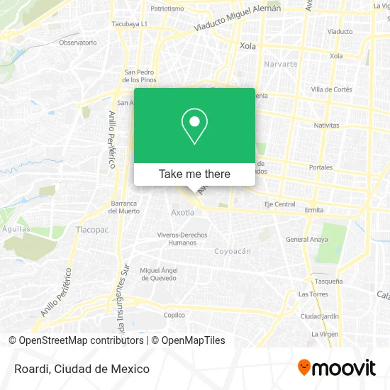 Roardi map