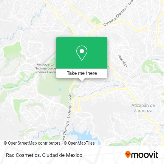 Rac Cosmetics map