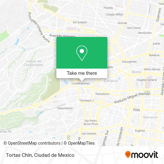 Tortas Chin map