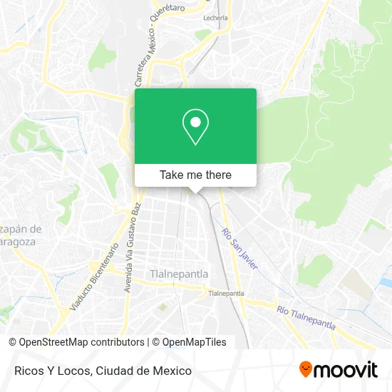 Ricos Y Locos map