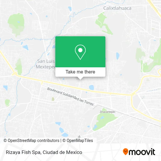Rizaya Fish Spa map