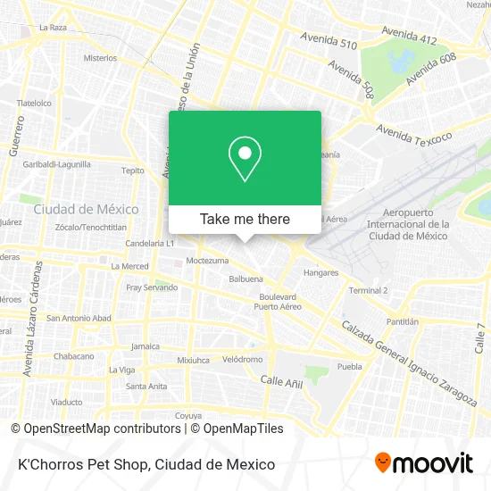 K'Chorros Pet Shop map