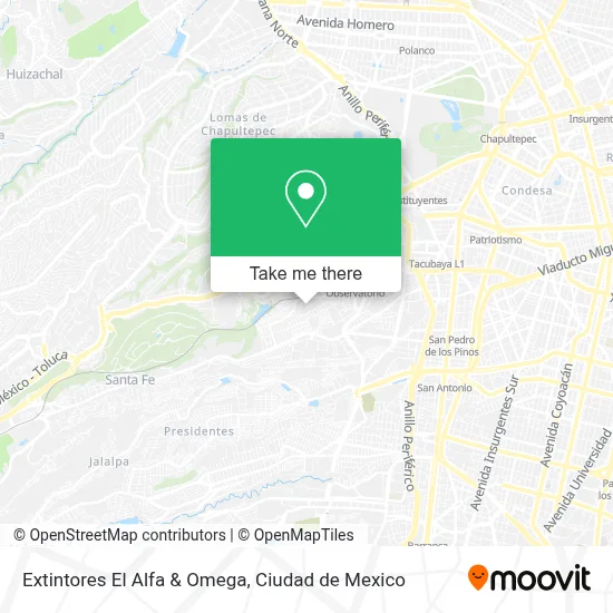 Extintores El Alfa & Omega map