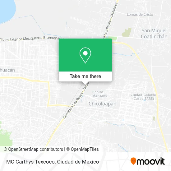 MC Carthys Texcoco map