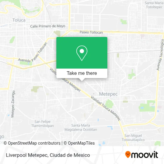 Liverpool Metepec map