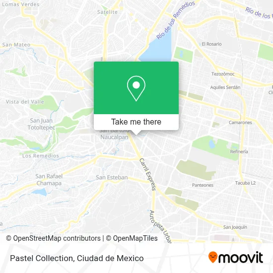 Pastel Collection map