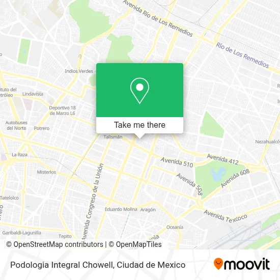 Podologia Integral Chowell map