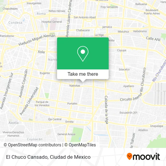 El Chuco Cansado map