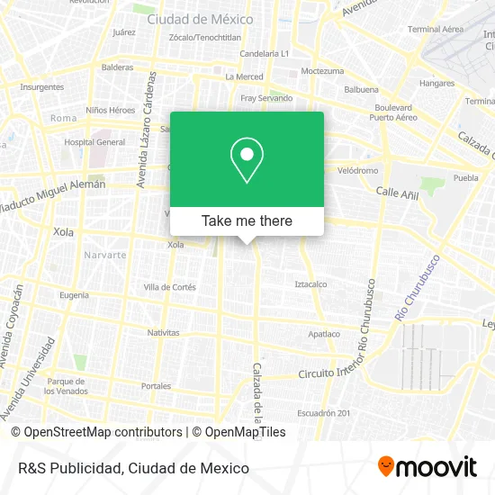R&S Publicidad map
