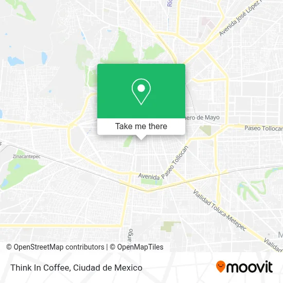 Think In Coffee map