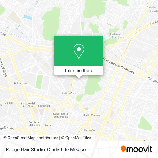 Rouge Hair Studio map