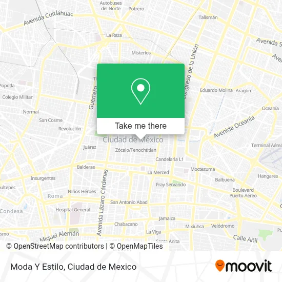 Moda Y Estilo map