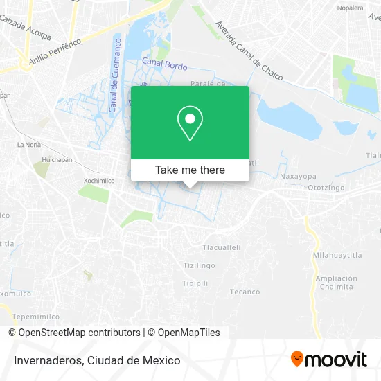 Invernaderos map