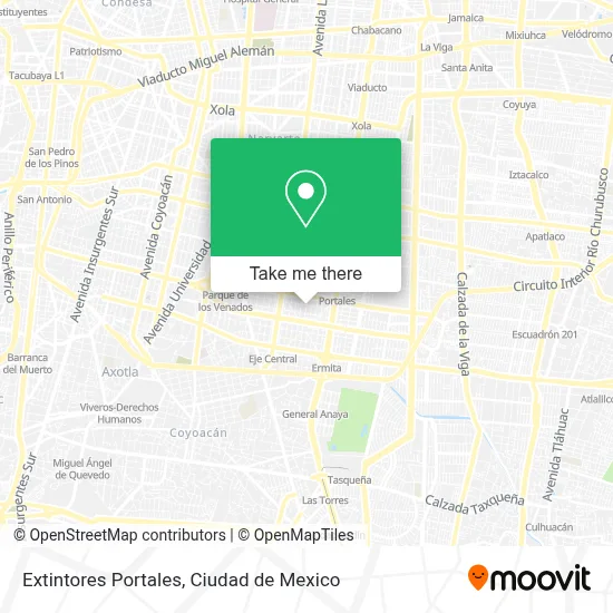 Extintores Portales map
