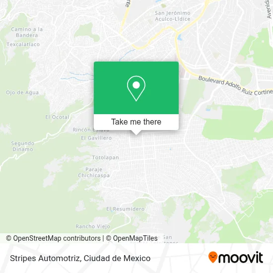Stripes Automotriz map