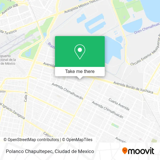 Polanco Chapultepec map