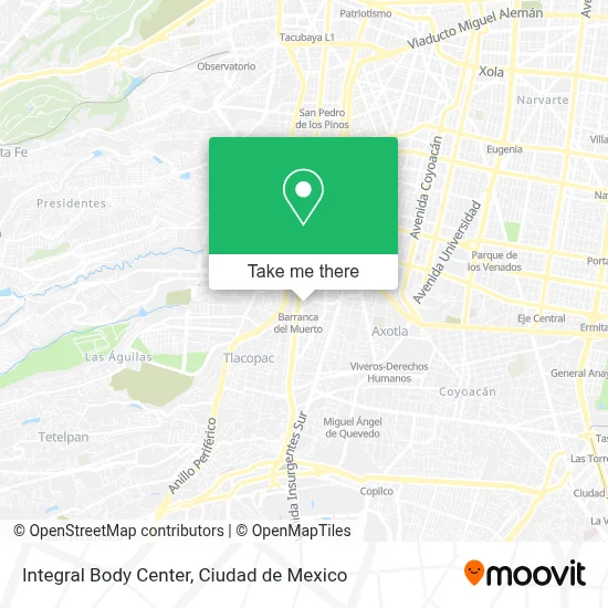Integral Body Center map
