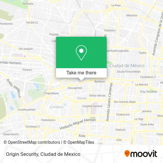 Origin Security map