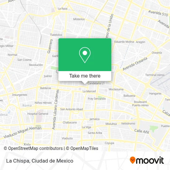 La Chispa map