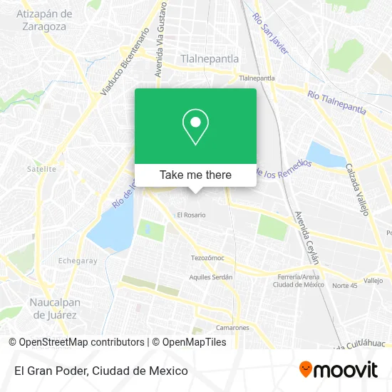 El Gran Poder map