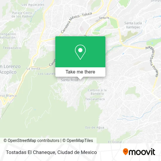 Tostadas El Chaneque map