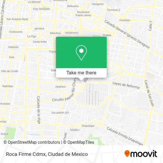 Roca Firme Cdmx map