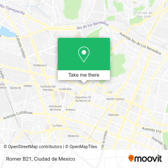 Romer B21 map