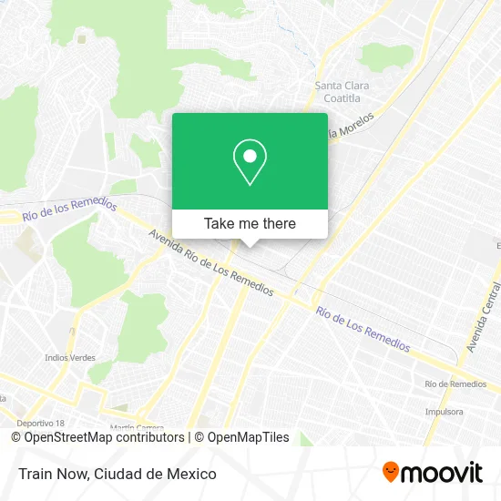 Train Now map
