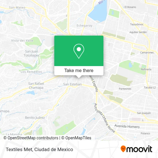 Textiles Met map
