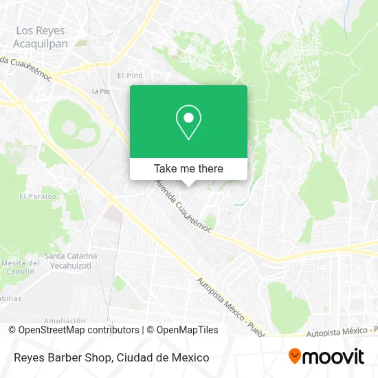 Reyes Barber Shop map