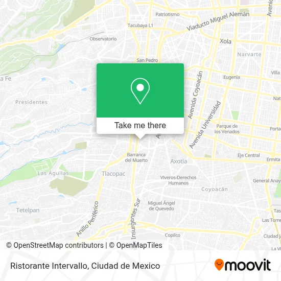 Ristorante Intervallo map