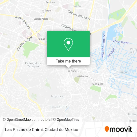 Las Pizzas de Chimi map