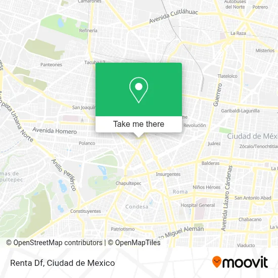 Renta Df map