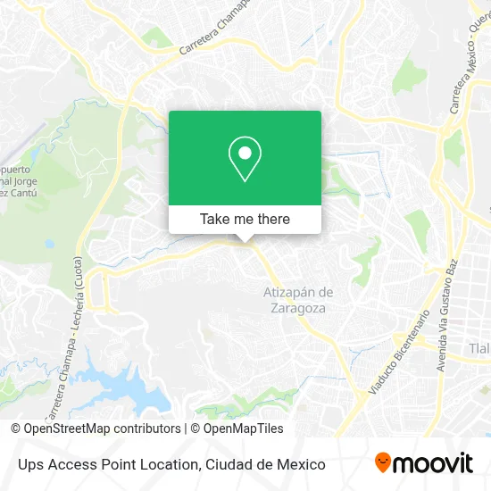 Ups Access Point Location map
