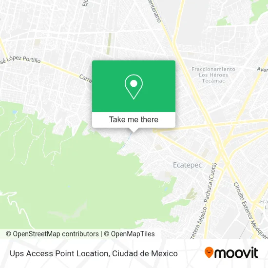 Ups Access Point Location map