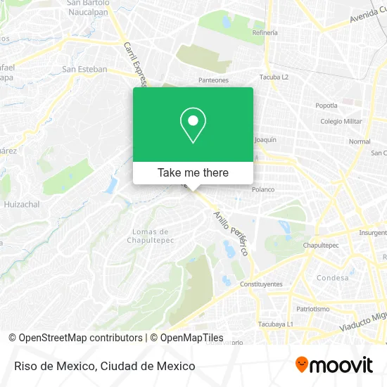 Riso de Mexico map