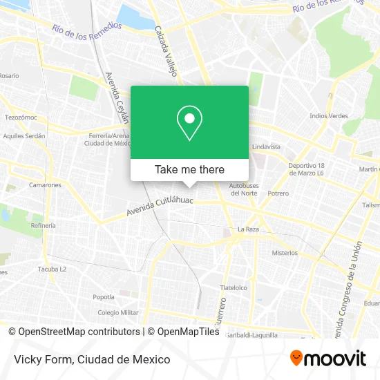 Vicky Form map