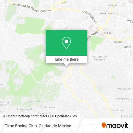Time Boxing Club map