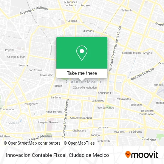 Innovacion Contable Fiscal map